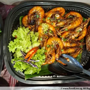 Sauteed Asian Har Lok Prawn