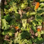Broccoli w Assorted Mushroom 三菇西兰花