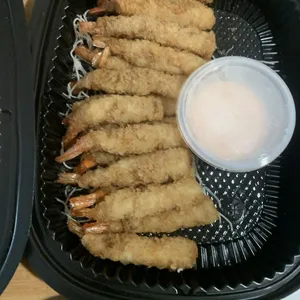 Tempura Prawns with Mentaiko Mayo