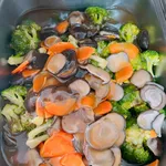 Stir Fry Broccoli with Abalone Mushroom with Superior Oyster Sauce