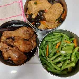 Dinner Tingkat (20 Days, 3 Dishes + Soup OR 4 Dishes)