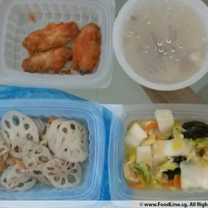 Lunch Tingkat (20 Day, 3 Dishes + Soup OR 4 Dishes)