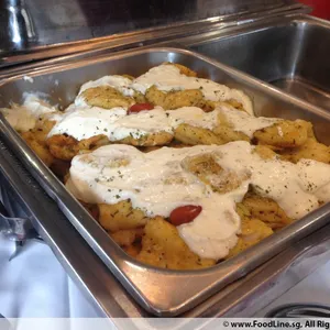 Dory Fillet with Garlic Mayonnaise Parmesan Cheese