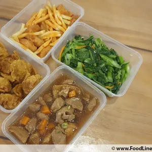 Tingkat - 3 Dishes + 1 soup/ 4 Dishes  (20 days)(Dinner)