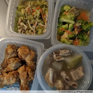 Lunch/Dinner Tingkat (10 Days, 3 Dishes + Soup OR 4 Dishes)