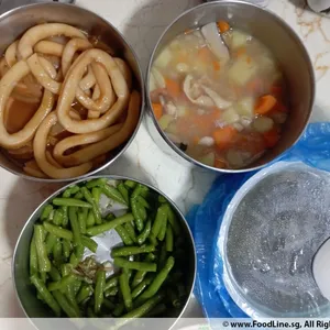 Dinner Tingkat (20 Days, 3 Dishes + Soup OR 4 Dishes)