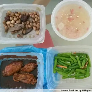 Lunch Tingkat (20 Day, 3 Dishes + Soup OR 4 Dishes)