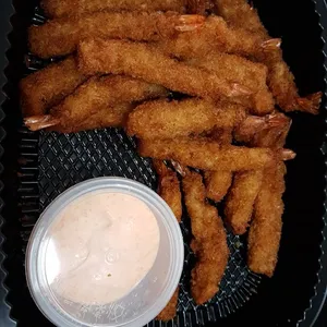 Tempura Prawns with Mentaiko Mayo