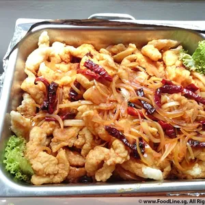 Sliced Fish w/ Dried Chilli • 宫保鱼片(Chef's Recommended)
