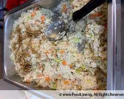 Fried Rice topped w/ white bait | Customer Photo | The Caterers