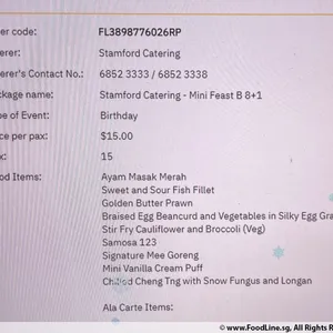 Other Food Items or Photos of Event (Please fill in below)