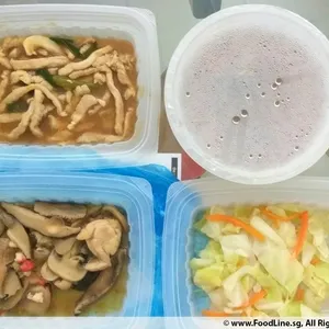 Lunch Tingkat (20 Day, 3 Dishes + Soup OR 4 Dishes)