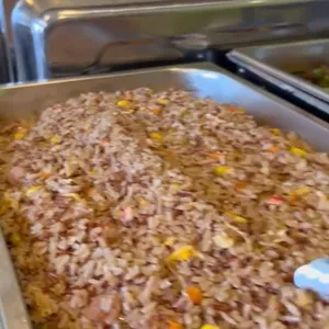 Singapore Style Fried Brown Rice