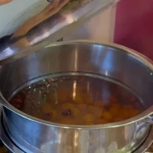 Hot Red Dates with Gingko Nuts Soup