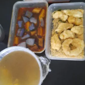Tingkat - 3 Dishes + 1 soup/ 4 Dishes  (20 days)(Lunch)