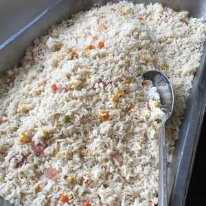 Signature Wok-Fried Egg Rice with Silver Fish