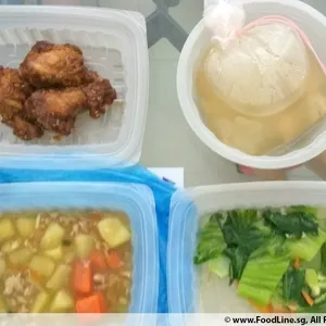 Lunch Tingkat (20 Day, 3 Dishes + Soup OR 4 Dishes)