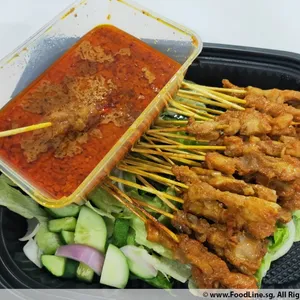 Chicken Satay w Peanut Sauce