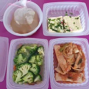 Lunch/Dinner Tingkat (5 Days, 3 Dishes + Soup OR 4 Dishes)