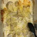 Baked Potato with Mozzarella Cheese