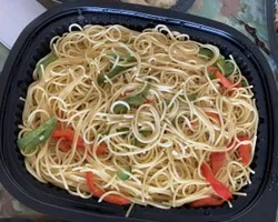 Thyme Aglio Olio with Mixed Veg | Customer Photo | QQ Catering