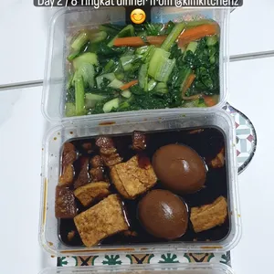 Traditional Tingkat Series - 8 Days TRIAL promo (3 Dishes 1 Soup / 4 Dishes ) *FIRST TIME* only