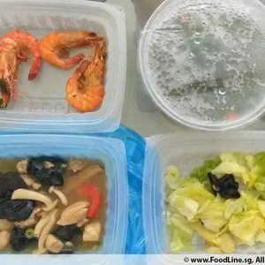 Lunch Tingkat (20 Day, 3 Dishes + Soup OR 4 Dishes)