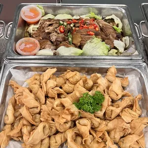 Butterfly shrimp wanton 蝴蝶虾云吞
