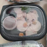 Honey Glazed Chicken Ham Platter with Cranberry Compote