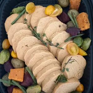 Christmas Stuffing with Sides<br>Roasted Potatoes and Roasted Root Vegetables