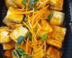 Golden Tofu with CNY sauce | Customer Photo | Best Food Caterer