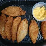 Golden Breaded Fish Fillet with Premium Nacho Cheese