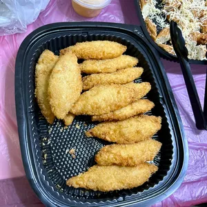 Golden Breaded Fish Fillet with Premium Nacho Cheese