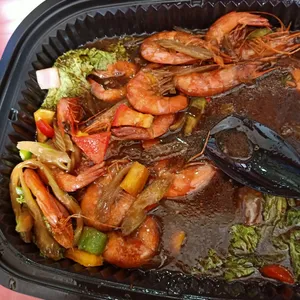 Sauteed Prawn with Celery & Capsicum