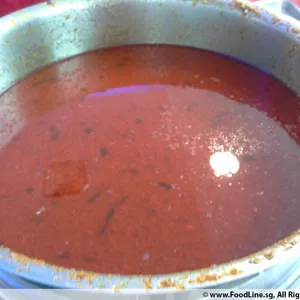 Kampung Style Mee Siam (served with Gravy, Egg, Tau Pok, Sambal, Lime & Chives)