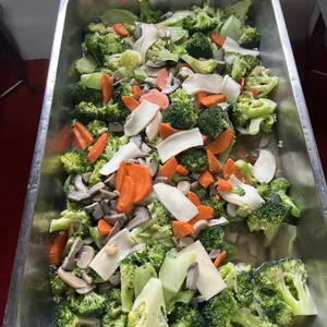Fa Cai Broccoli w Mushroom /abalone slice 发财冬茹鲍鱼西兰花
