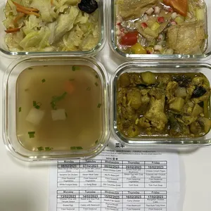 Dinner Tingkat (20 Days, 3 Dishes + Soup OR 4 Dishes)