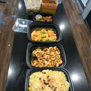 Authentic Thai Pineapple Fried Rice with Chicken Floss