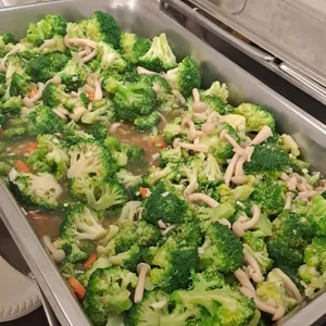 Broccoli & Abalone Mushroom
