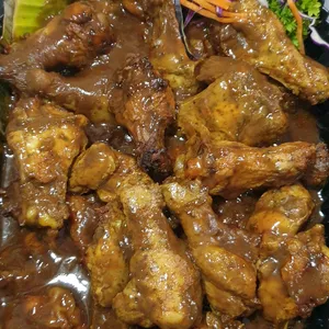 Grilled Chicken with Brown Sauce