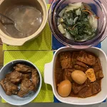 Dinner Tingkat (20 Days, 3 Dishes + Soup OR 4 Dishes)