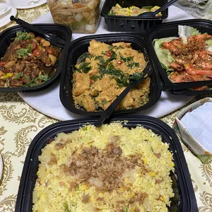 Authentic Thai Pineapple Fried Rice with Chicken Floss
