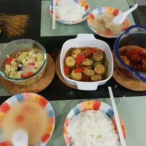 Tingkat - 3 Dishes + 1 soup/ 4 Dishes  (20 days)(Dinner)