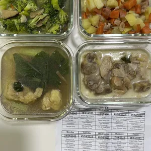 Dinner Tingkat (20 Days, 3 Dishes + Soup OR 4 Dishes)