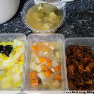 Dinner Tingkat (20 Days, 3 Dishes + Soup OR 4 Dishes)