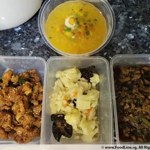 Dinner Tingkat (20 Days, 3 Dishes + Soup OR 4 Dishes)