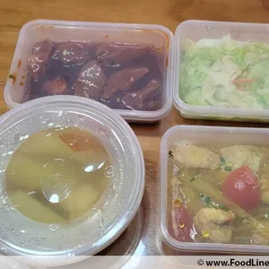 Tingkat - 3 Dishes + 1 soup/ 4 Dishes  (20 days)(Dinner)