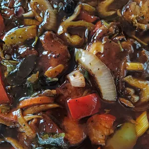 Chicken Chop with Blackpepper Sauce