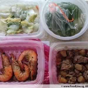 Lunch Tingkat (20 Day, 3 Dishes + Soup OR 4 Dishes)