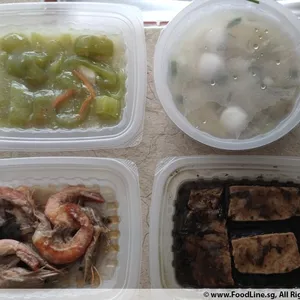 Lunch Tingkat (20 Day, 3 Dishes + Soup OR 4 Dishes)